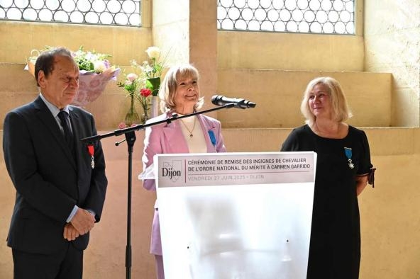 Prof. Fumoleau, C. Garrido et V. Zeroual